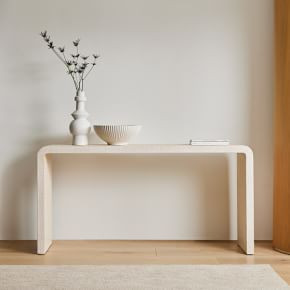 Solstice Painted Raffia Console (60") | West Elm (US)