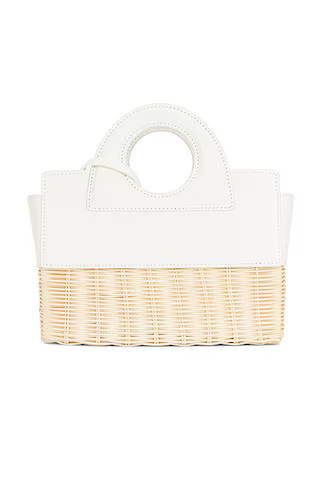 Penelope Petite Rattan Bag | FWRD 