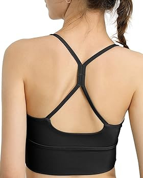 Women Padded Sports Bra Fitness Workout Running Shirts Yoga Tank Top | Amazon (CA)
