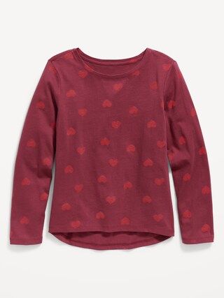 Softest Printed Long-Sleeve T-Shirt for Girls | Old Navy (US)