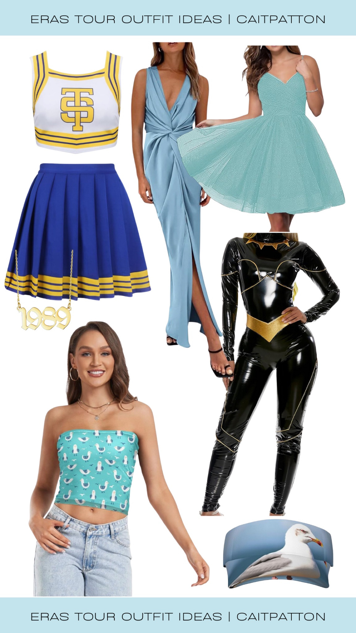 Original 1989 era music video inspired outfits for the eras tour!

Bad blood jumpsuit, bad blood costume, bad blood outfit, seagull outfit, seagull top, 1989 cheerleader outfit, TS cheerleader outfit, shake it off cheerleader outfit, wildest dreams dress, 1989 necklace, 1989 outfit ideas, eras tour outfit ideas, 1989 eras outfit ideas, 1989 eras tour outfit ideas, 1989 outfits, 1989 eras outfits, 1989 era, 1989 eras tour, Taylor swift outfit, Taylor swift 1989 outfit, 1989 outfit, amazon 1989 outfit, eras tour outfit ideas, eras tour outfits, Taylor swift eras tour, Taylor swift eras tour outfit, Taylor swift eras tour outfits, Taylor swift eras tour outfit idea 

#LTKFindsUnder100 #LTKStyleTip #LTKFindsUnder50