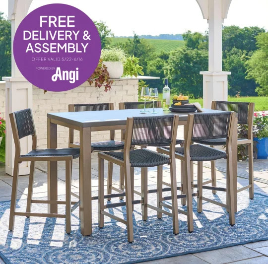 Better Homes & Gardens Tarren 5-Piece High Dining Set, Black | Walmart (US)