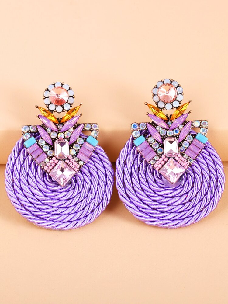 Rhinestone Decor Stud Earrings
       
              
              $3.00        
    $2.85
     ... | SHEIN