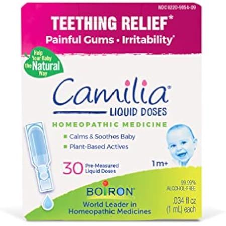 Boiron Camilia Baby Teething Relief Medicine, 40 Count | Amazon (US)