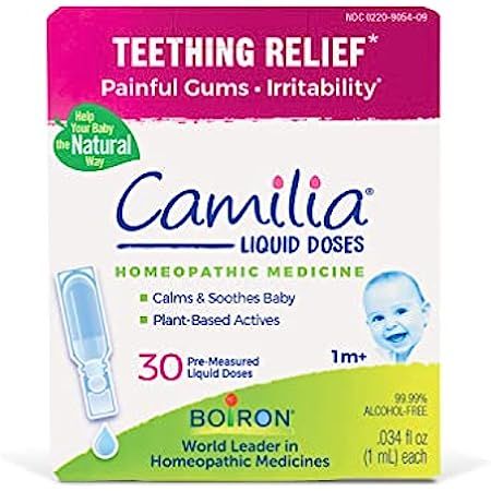 Boiron Camilia Baby Teething Relief Medicine, 40 Count | Amazon (US)