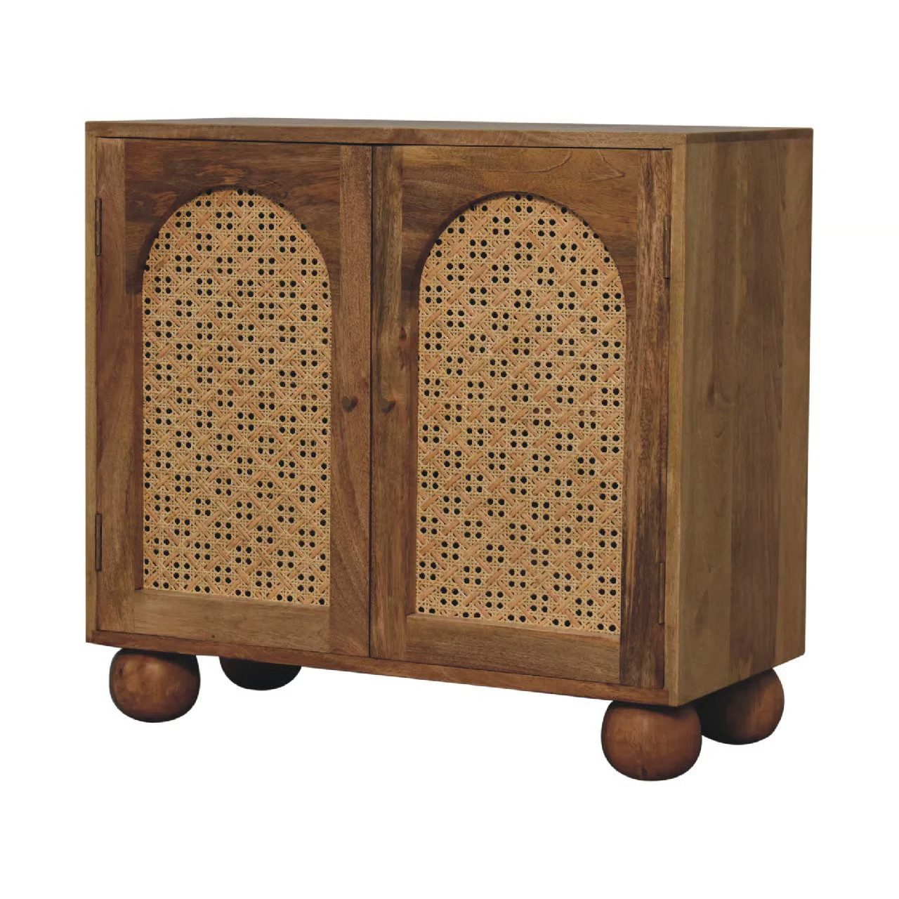 Adeswara Solid Wood 2 - Door Rectangle Accent Cabinet | Wayfair UK