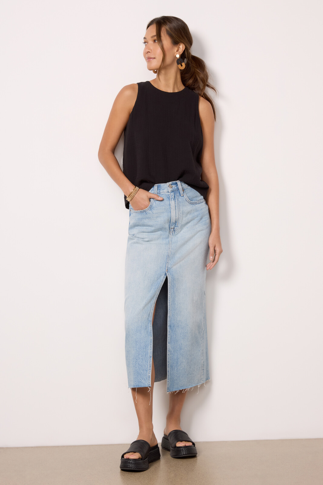 Emma Gauze Top | Evereve