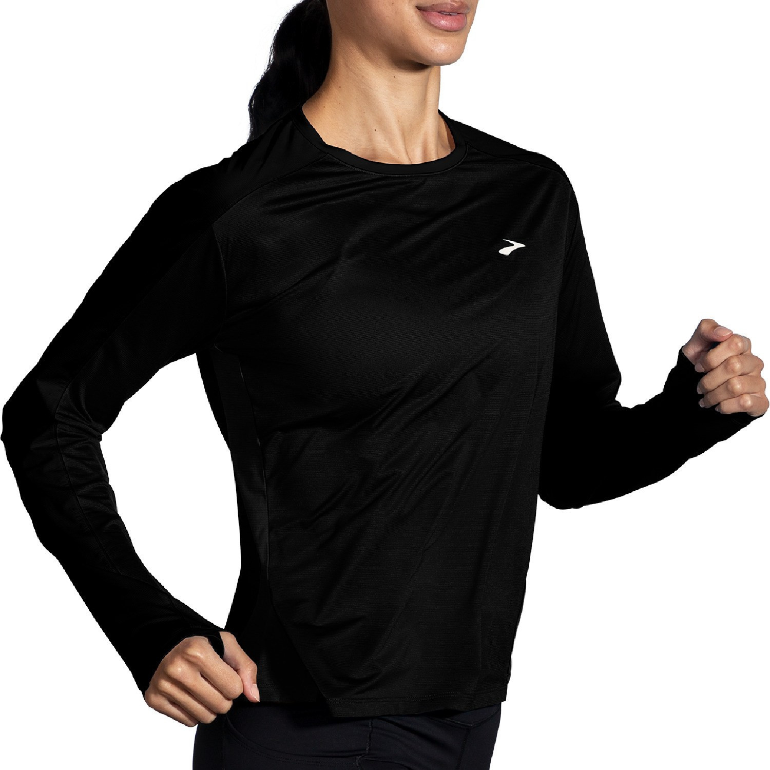 Brooks Women's Sprint Free 2.0 Long-Sleeve Shirt Black XXL | REI