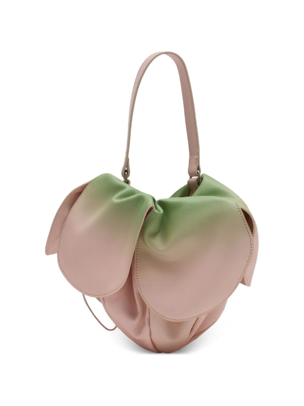 Flower Petal leather clutch bag | Farfetch Global