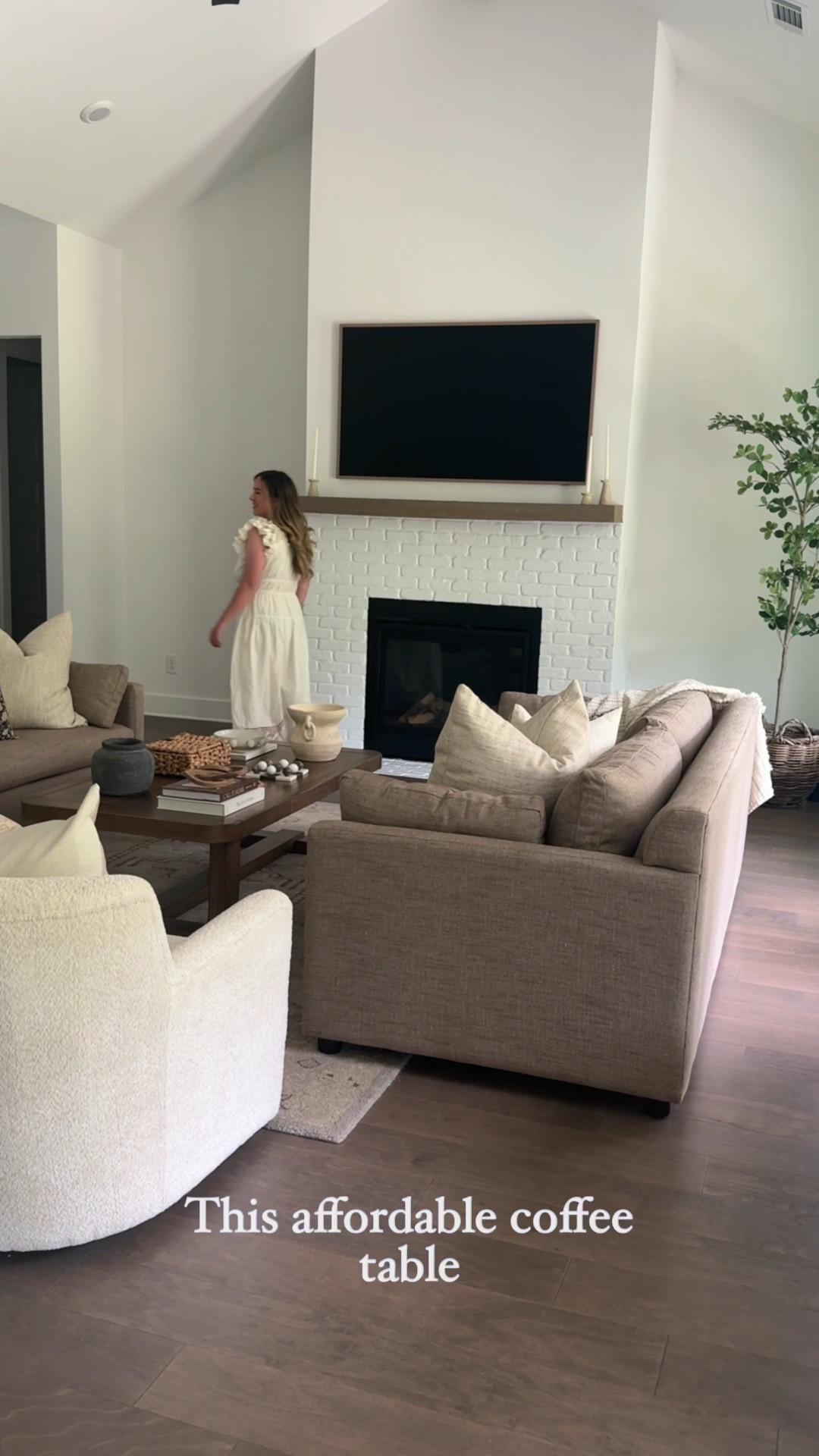 #ad This is the @Wayfair  coffee table that I recommend over and over because it’s beautiful and practical enough for everyday life! It’s sturdy, timeless, and durable! The rounded edges are a must with kids! 👏🏼

#WayfairPartner #wayfair

#LTKHome #LTKSaleAlert #LTKSeasonal