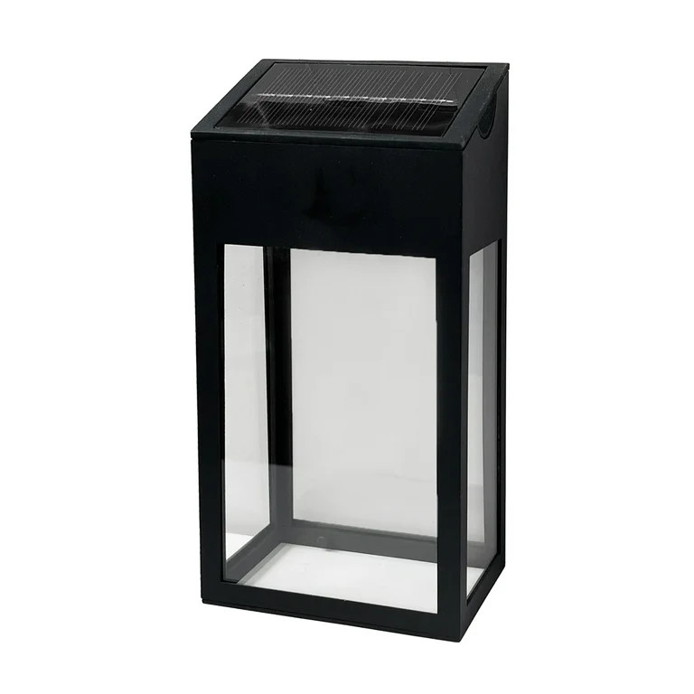 Better Homes & Gardens Nico Solar Powered Black LED Deck Fence Light, 20 Lumens | Walmart (US)