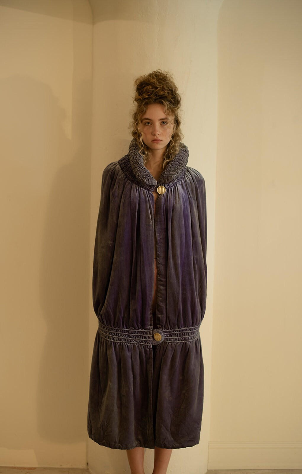 RARE 1920s Antique Blue Silk Velvet Evening Cape With Lamè Lining Reversible Art Deco - Etsy | Etsy (US)