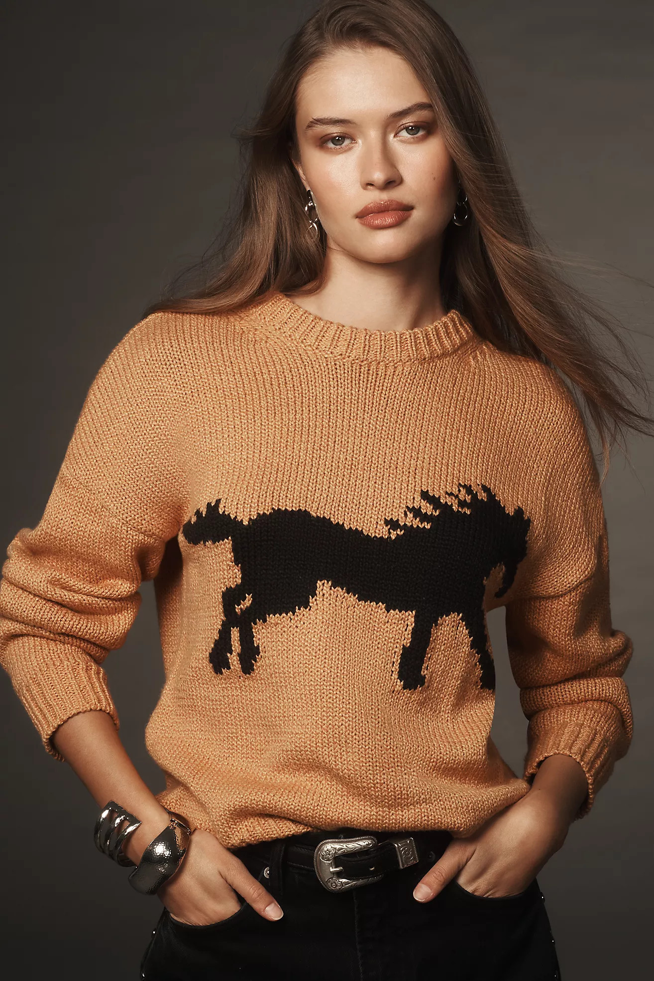 Porridge Western Graphic Sweater | Anthropologie (US)