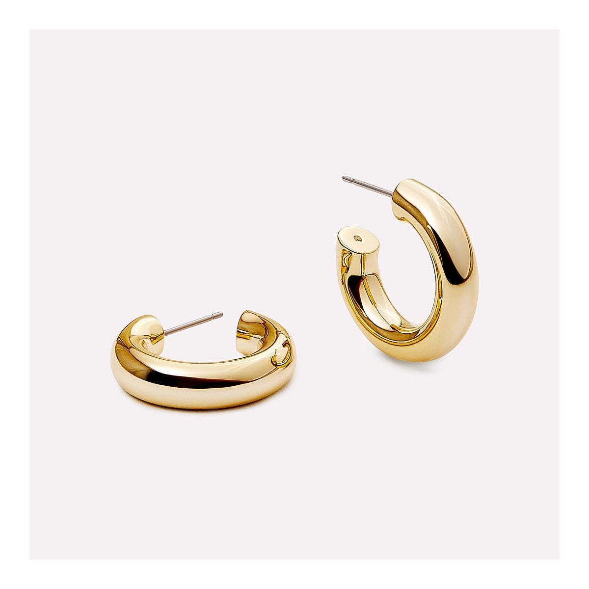 Ana Luisa - Small Gold Hoop Earrings  - Tia Mini | Target