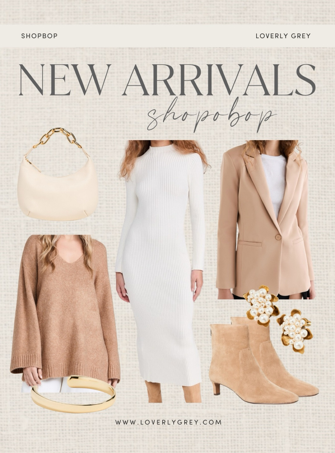 Loving these neutrals from Shopbop!

Loverly Grey, Shopbop finds, new arrivals, fall outfits, winter outfits, sweater dress

#LTKSeasonal #LTKStyleTip