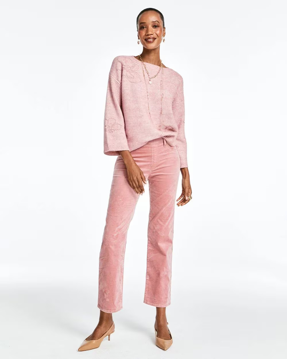 Velveteen Pull-On Flared Jeans | Chico's