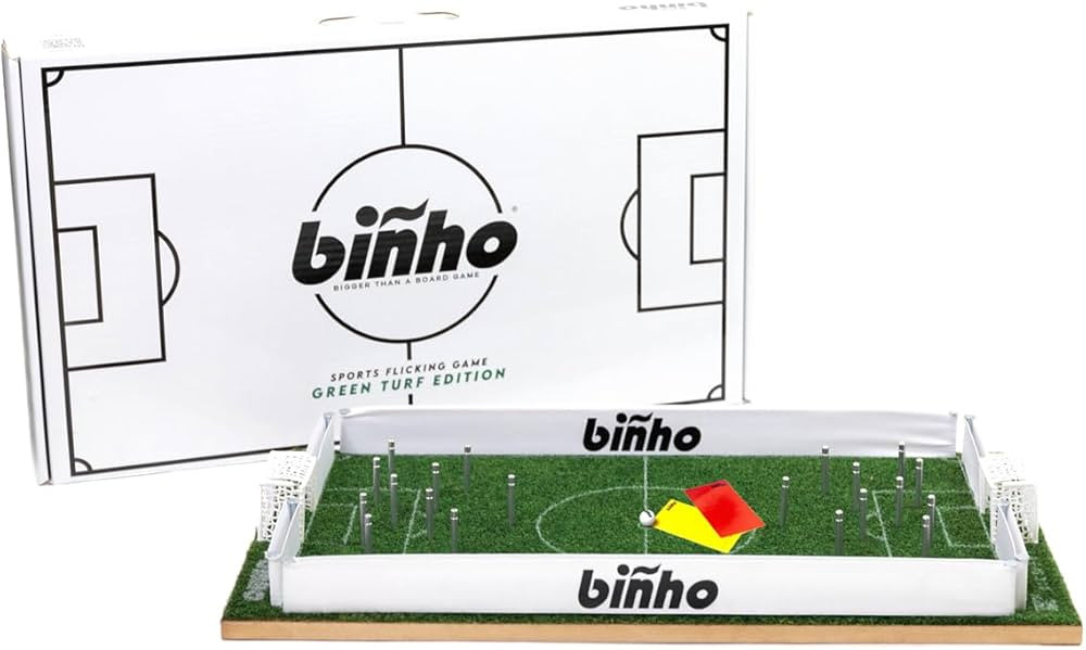 Amazon.com: Binho Board Classic Board Game Green Turf - 2-Player Fast-Paced Finger Flicker Pinbal... | Amazon (US)