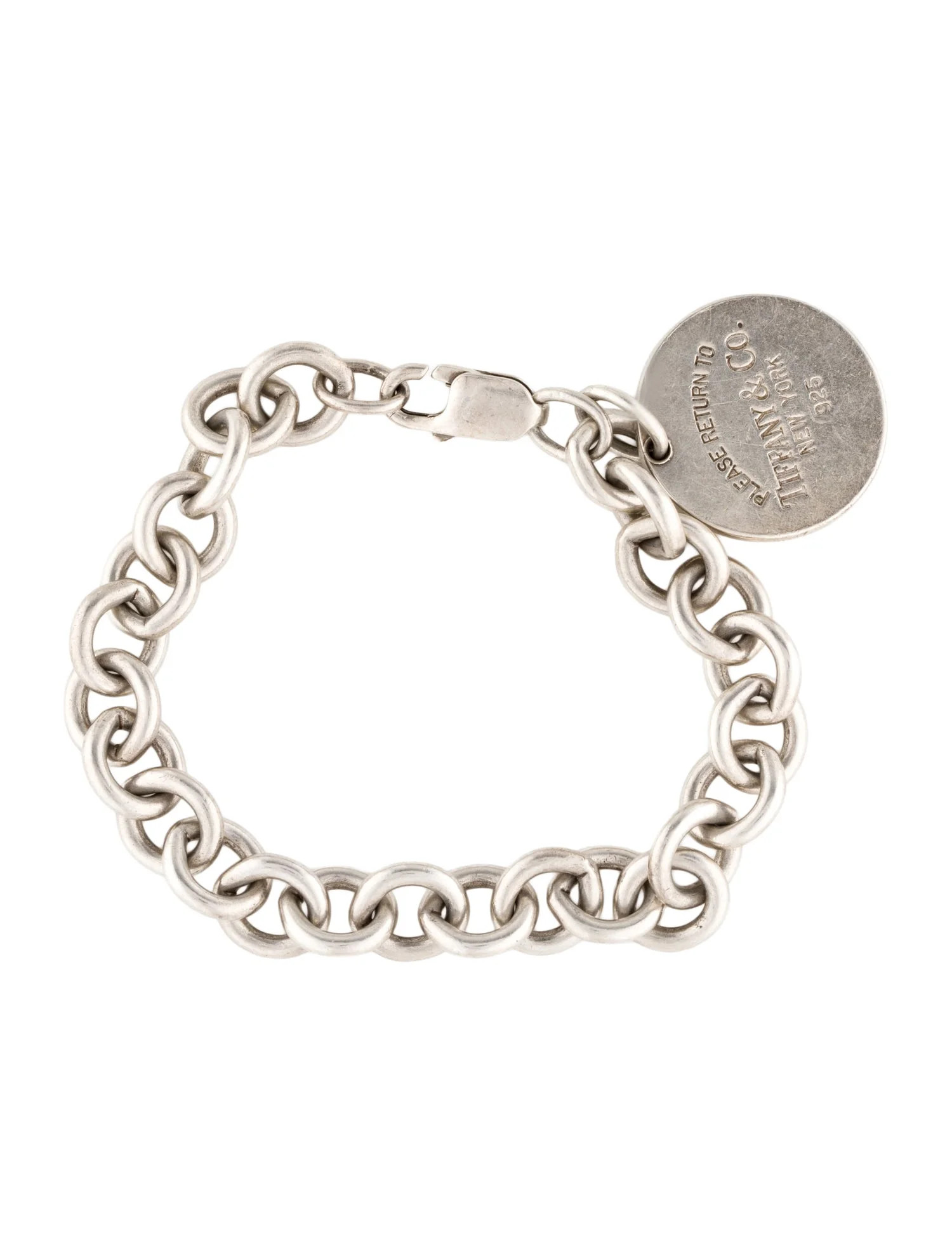 Round Tag Charm Bracelet | The RealReal