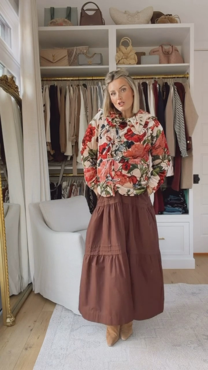 How cute is this velvet floral quilted jacket?! It’s currently on sale! 👏🏼 I love the floral print and all the colors!  This is such a fun statement jacket for winter!

Loverly Grey, Anthropologie, quilted jacket, floral jacket, winter outfit 

#LTKSeasonal