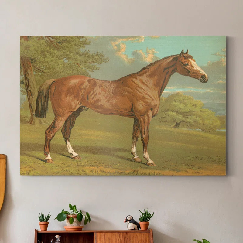 Cassells Thoroughbred I - Wrapped Canvas Print | Wayfair North America