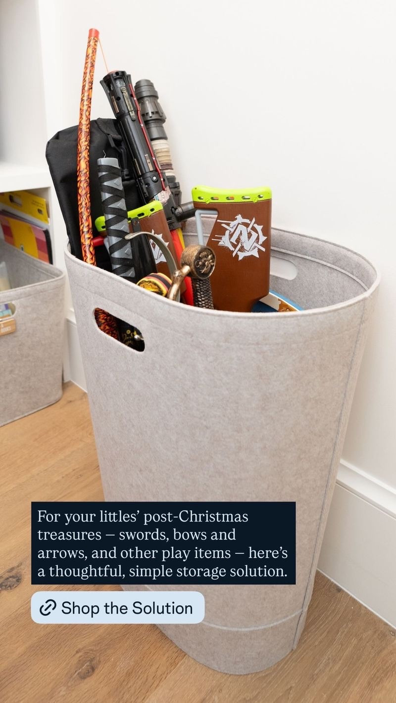 This felt double hamper from Target is perfect for all the fun holiday toys that need a home!

#LTKmomlife #LTKKids #LTKHome