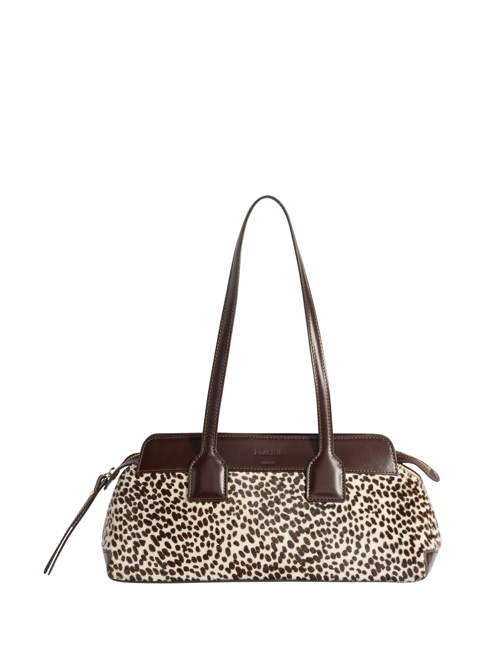 Flattered Greta Leather Suede Shoulder Bag, Brown Multi | John Lewis (UK)