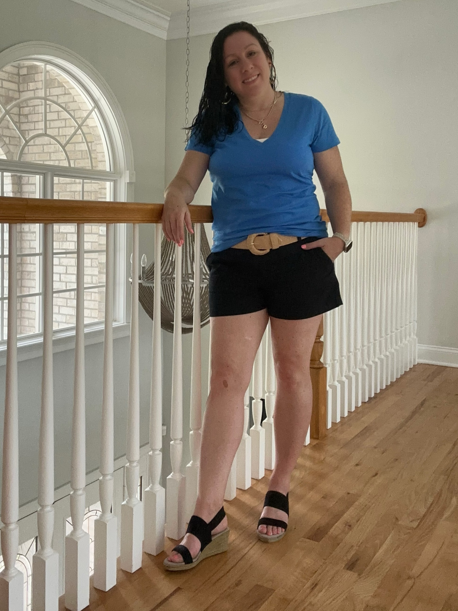 Beach Comfy means natural curls & straw accessories! I absolutely love these shoes from Charleston Shoe Co!!

#LTKStyleTip #LTKMidsize #LTKOver40