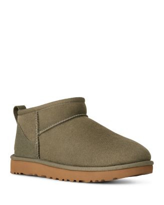UGG® Women's Classic Ultra Mini Shearling Booties  | Bloomingdale's Shoes | Bloomingdale's (US)