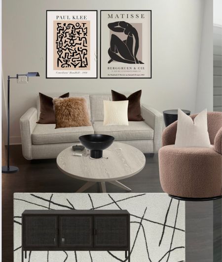 Anything not found here can be found in my Amazon storefront. Apartment styling, boucle furniture, cozy decor, modern decor, decorative pillows, brown pillows, abstract art, abstract rug, boucle accent chair, target living room furniture, target furniture, neutral living room, boucle barstools, cream barstools, clear glass vase, modern vase 

#LTKstyletip #LTKhome