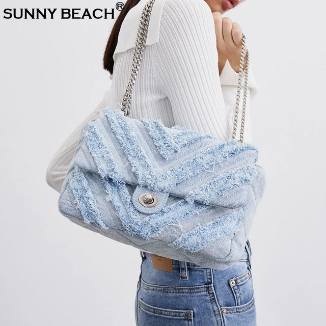 Fashion Summer Jeans Denim Bags Shoulder Crossbody Handbags Women Canvas Girl Handbag Casual Chai... | AliExpress (US)