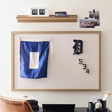 No Nails Framed Pinboard (36"x24") | Pottery Barn Teen