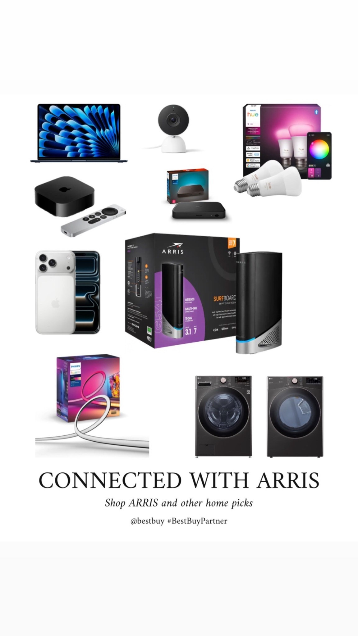 #BestBuyPartner With a “smart home” it all starts with your WiFi. Connected with ARRIS. @BestBuy has the top gifts for everyone on your list this holiday season!