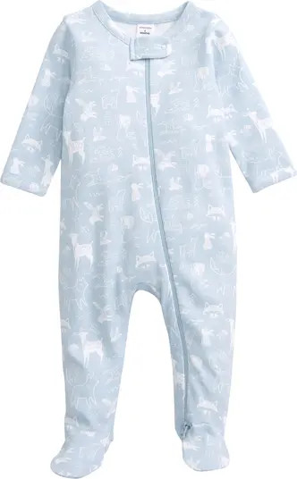 Nordstrom Print Zip Footie | Nordstrom | Nordstrom