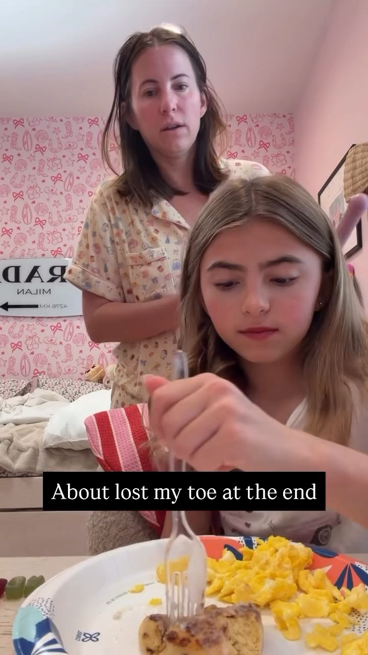 About lost my toe at the end