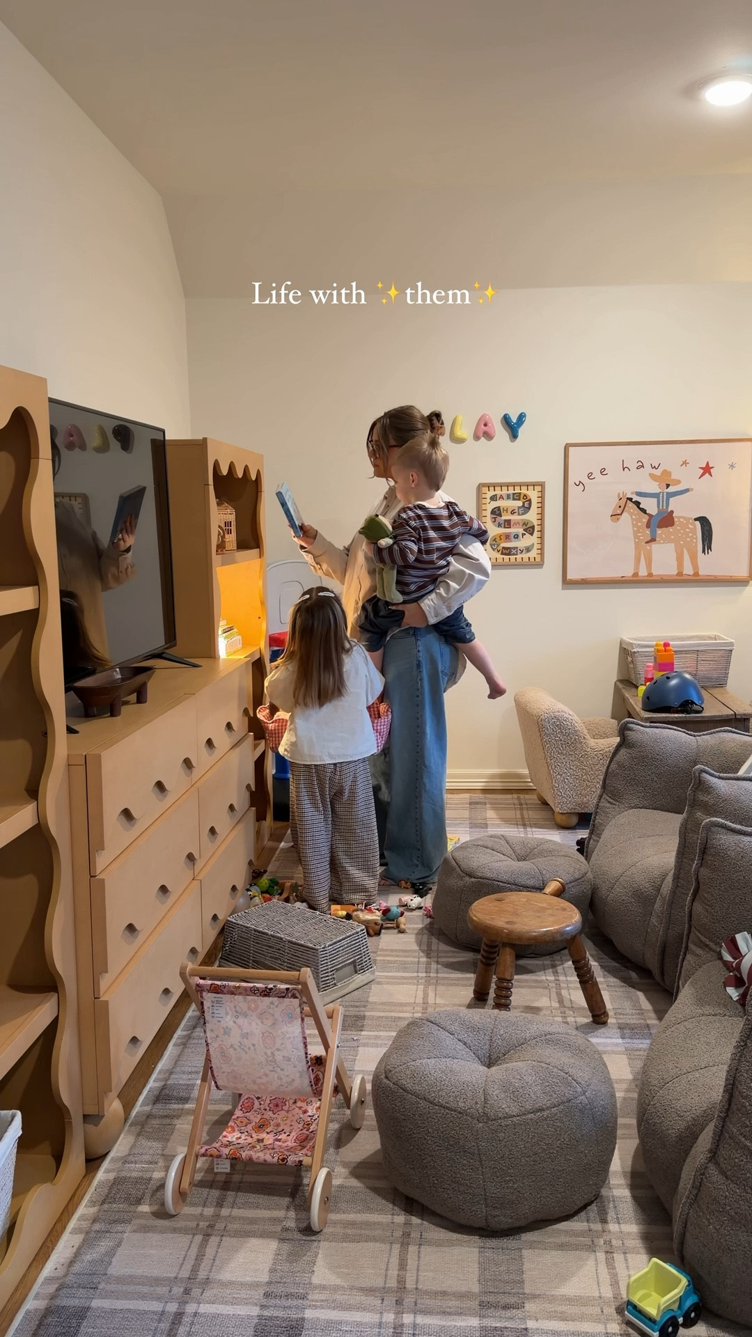 Playroom furniture and decor! Obsessed with babyletto kids line everything is stunning. This is the Lido furniture! 