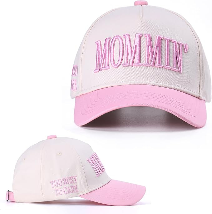 Vintage Two-Tone Trucker Hat Adjustable Baseball Cap with Mommin Embroidery Ponytail Fit Unisex O... | Amazon (US)