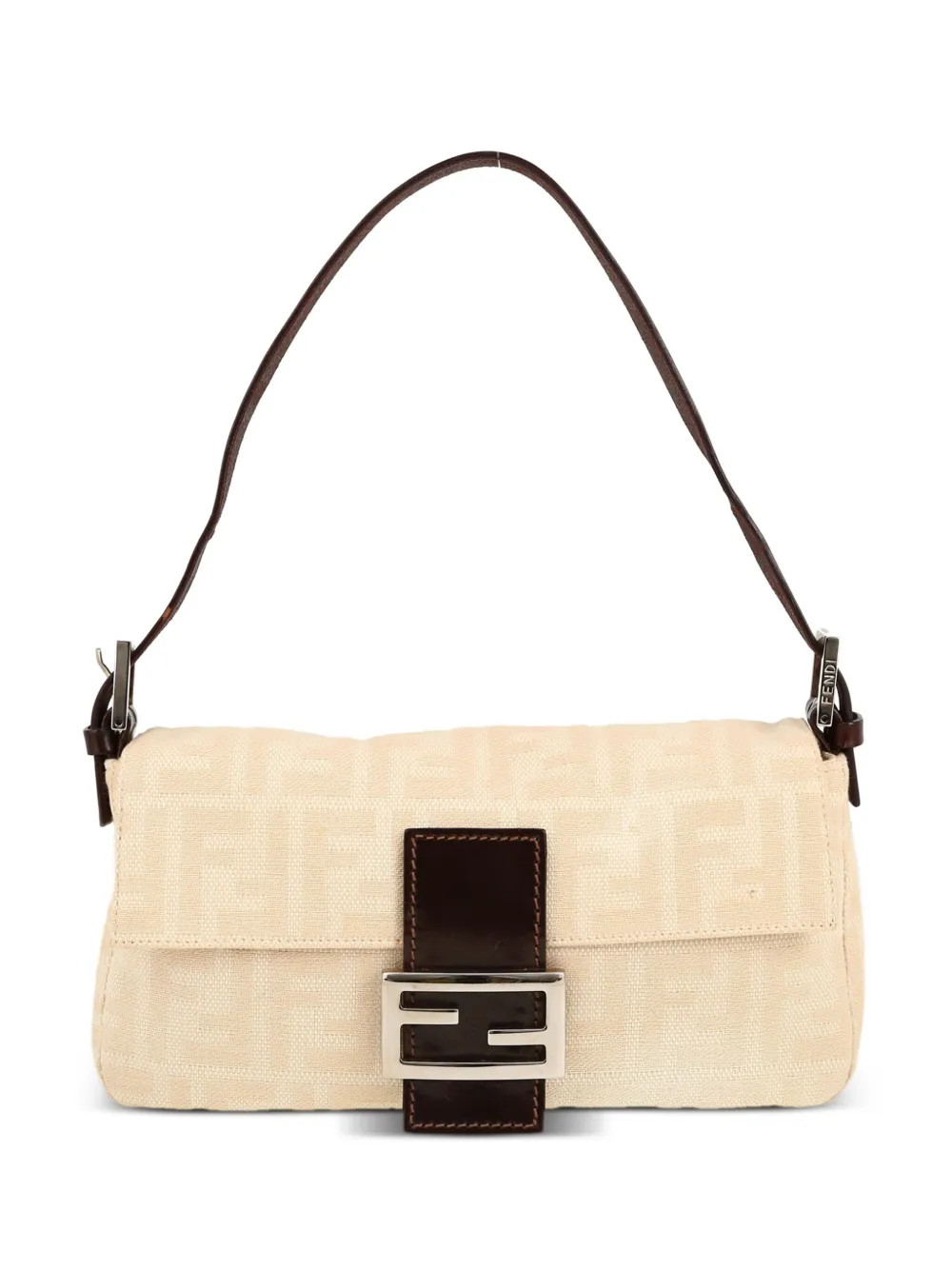 Fendi Pre-Owned Baguette Shoulder Bag | Neutrals | FARFETCH | Farfetch Global
