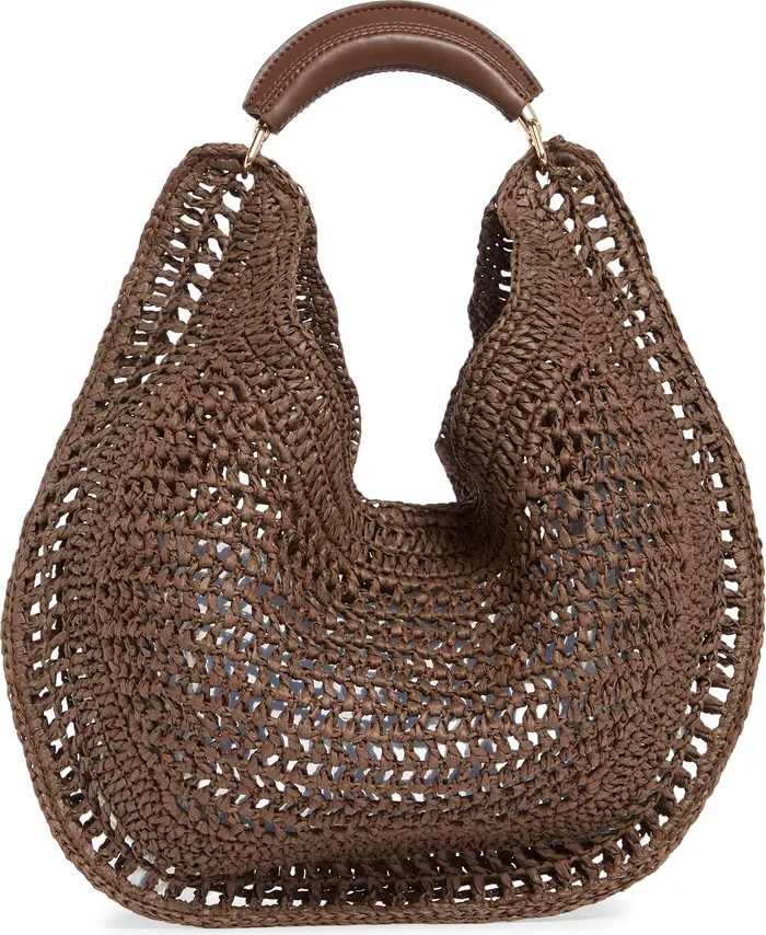 URBAN EXPRESSIONS HANDBAGS Straw Hobo Shoulder Bag | Nordstromrack | Nordstrom Rack