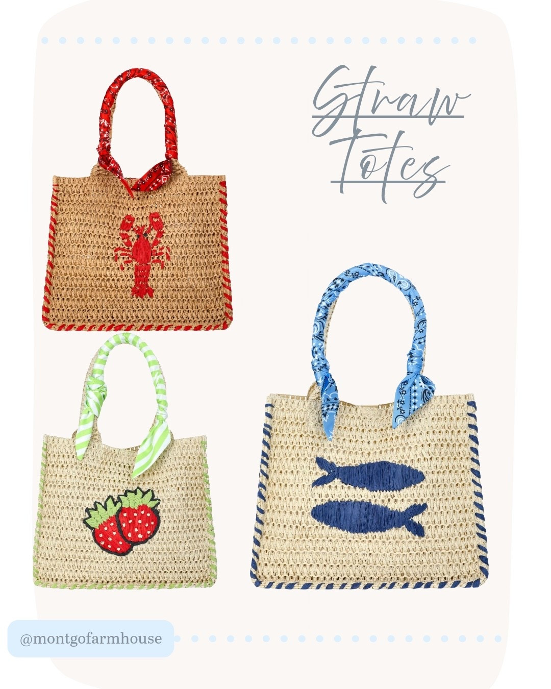 Cutest summer straw tote bags !

#LTKmomlife #LTKSeasonal #LTKTravel