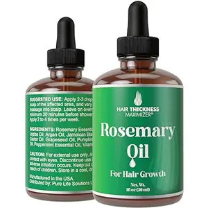 Rosemary Oil for Hair Growth For Men + Women - No Harsh Scent or Scalp Burn. Topical Treatment Fo... | Amazon (US)