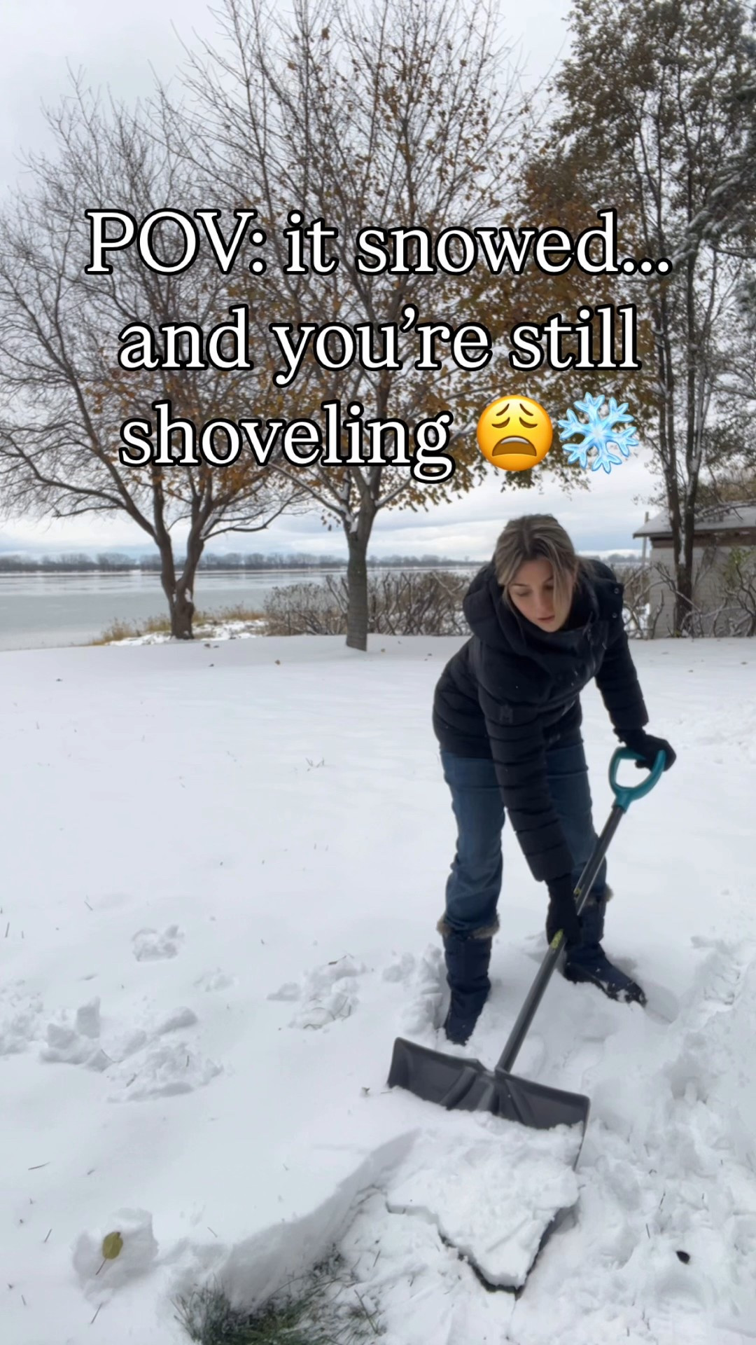 The simplest and easiest way to clear the snow! ❄️👌

#LTKhome #LTKwinter