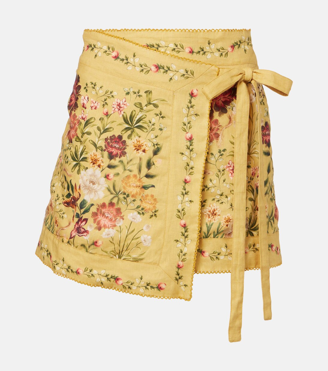 Luna floral cotton and linen beach cover-up | Mytheresa (US/CA)