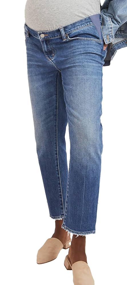 HATCH Boyfriend Maternity Denim Jeans, Low Rise, Straight Leg & Under The Belly Design for Pregna... | Amazon (US)