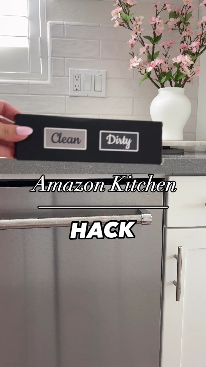 The best purchase ever! No more guessing if the dishwasher is clean or dirty! This little hack is a lifesaver and is magnetic and sticks on so easily! Under $10 

#LTKHome #LTKVideo #LTKFindsUnder50