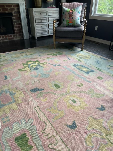 Pretty in pink! I’m loving my new custom rug from English Village Lane  

#LTKfindsunder100 #LTKhome