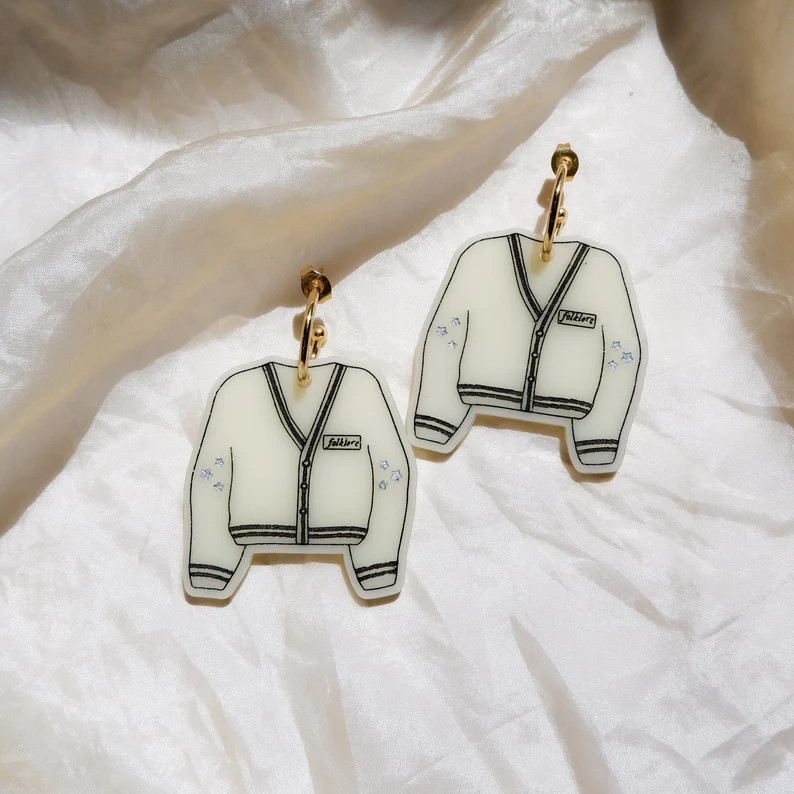 Taylor Swift Folklore Cardigan Earrings  Taylor Swift - Etsy | Etsy (US)