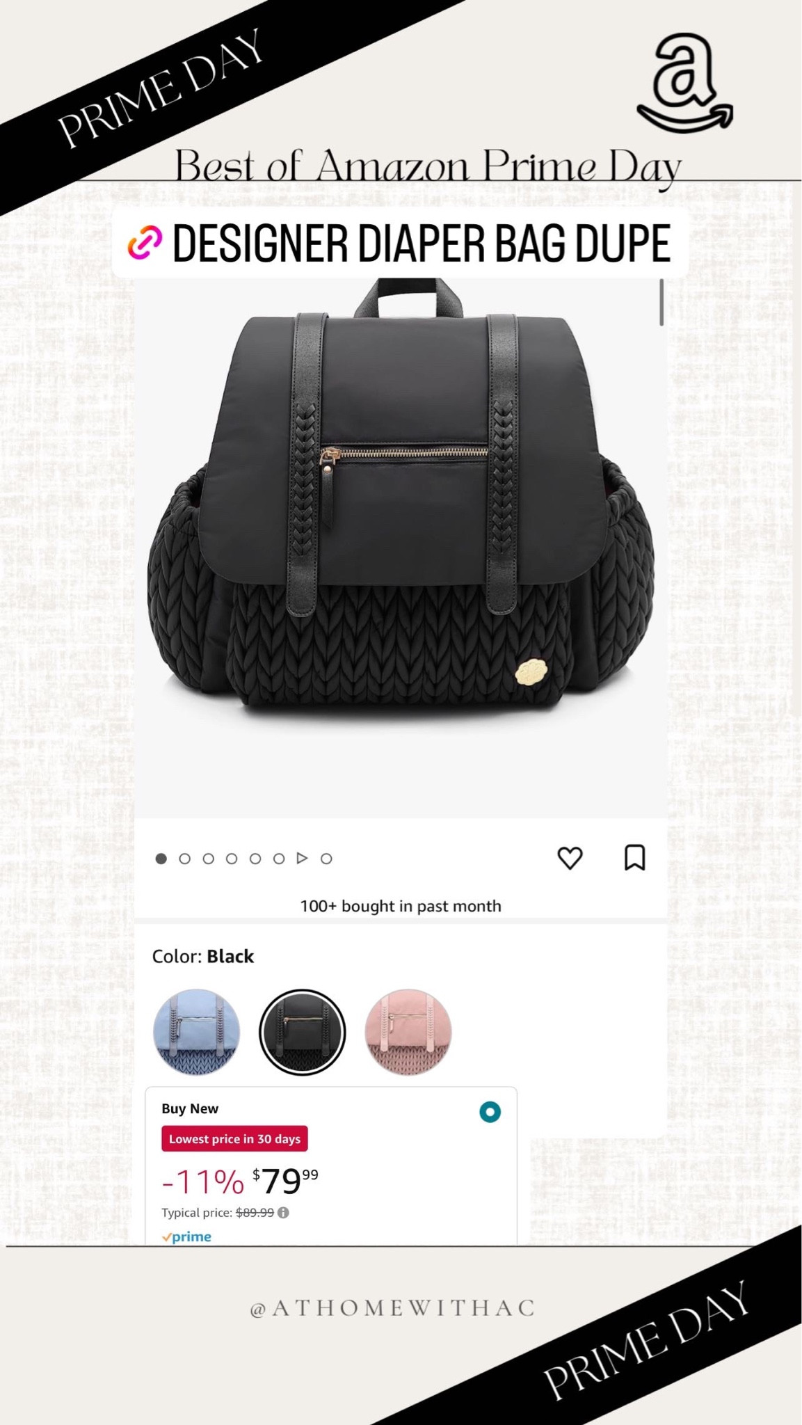 Designer baby diaper bag look for less 

#LTKbaby #LTKxPrimeDay #LTKbump