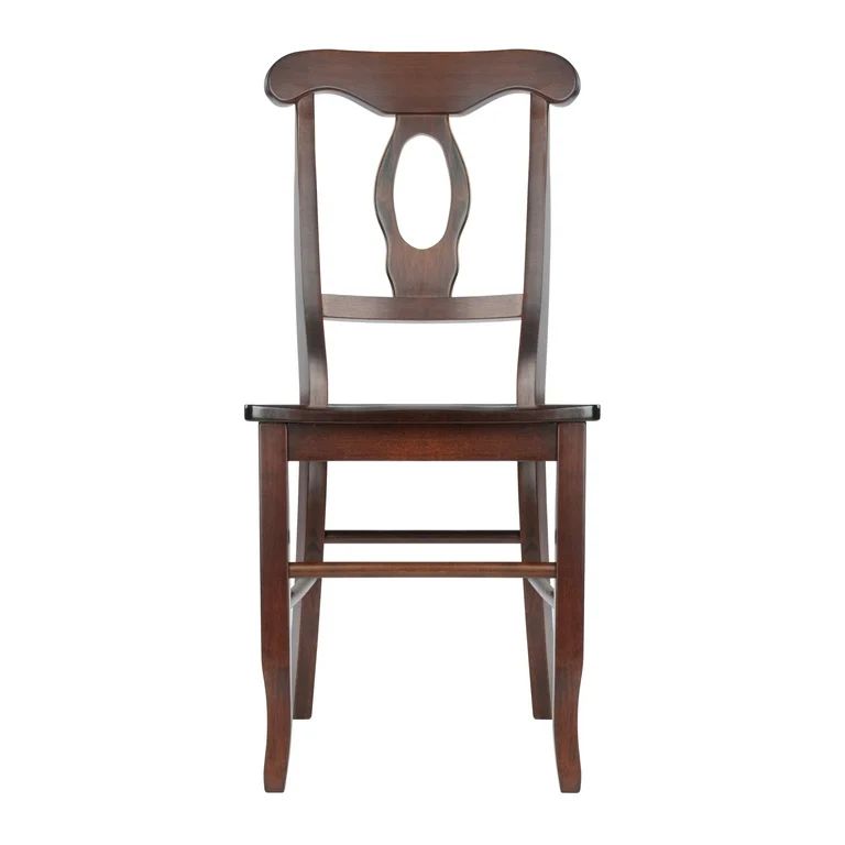 Winsome Wood Renaissance 2-Pc Key Hole Back Dining Chair Set, Walnut Finish | Walmart (US)