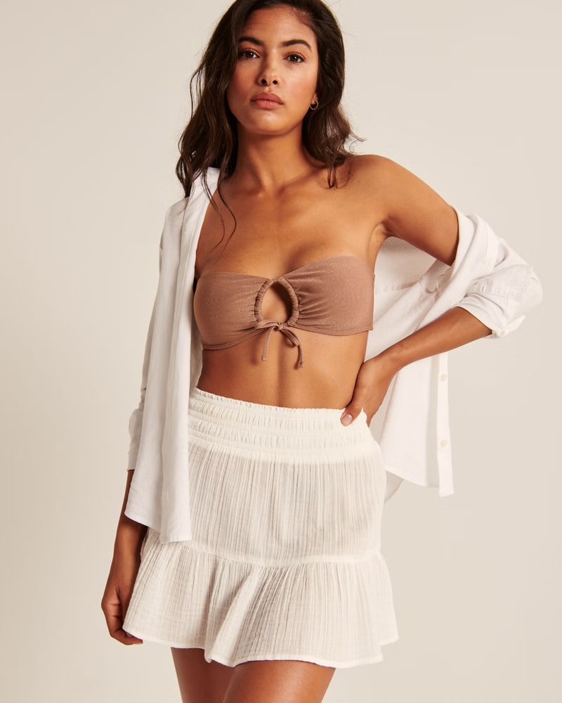 Women's Gauzy Beach Skirt Coverup | Women's Up To 25% Off Select Styles | Abercrombie.com | Abercrombie & Fitch (US)