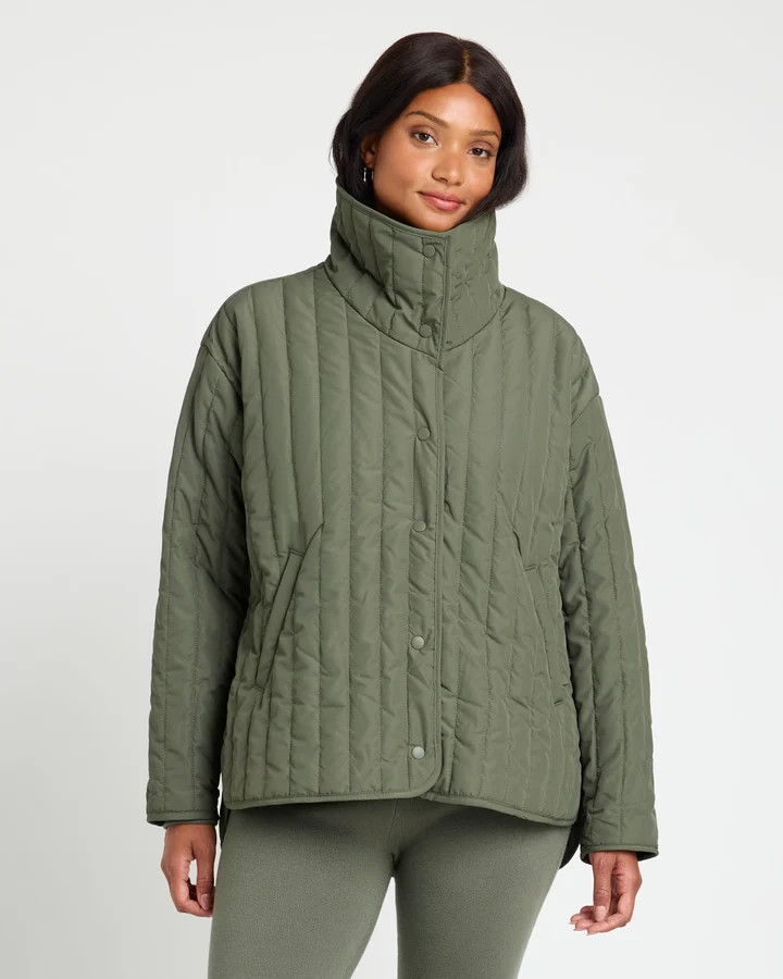 Splendid x @Cellajaneblog Quilted Jacket | Splendid